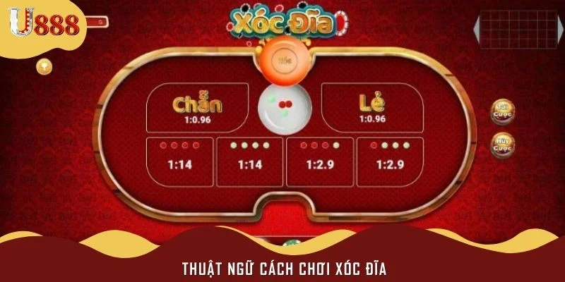 Thuật ngữ cách chơi xóc đĩa