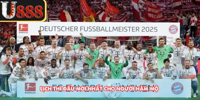 Lịch thi đấu mới nhất cho người hâm mộ 